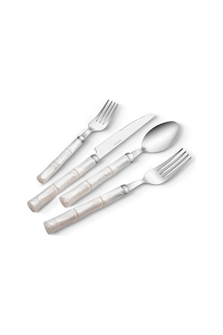 Karaca  Ember Krem 6 Kişilik 24 Parça Çatal Kaşık Bıçak Takımı