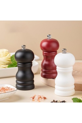 Besthome1 Kırmızı 12 5 5cm El Hareketi Karabiber Öğütücü 1 Adet Kutu Paketlenmiş Kırmızı