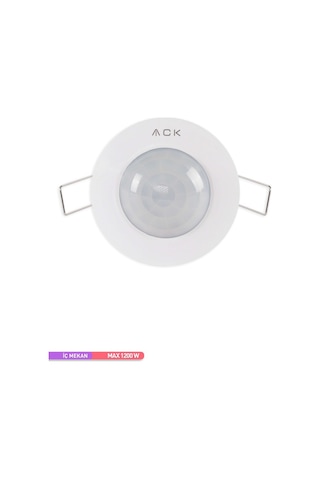 ACK 360 Derece Sıva Altı Tavan Tipi Hareket Sensörü