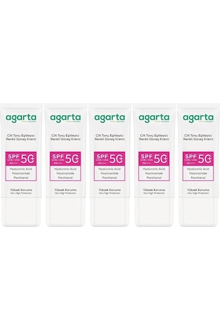 Agarta Cilt Tonu Eşitleyici Renkli Kapatıcı Etkili Güneş Krem50ml 91466120