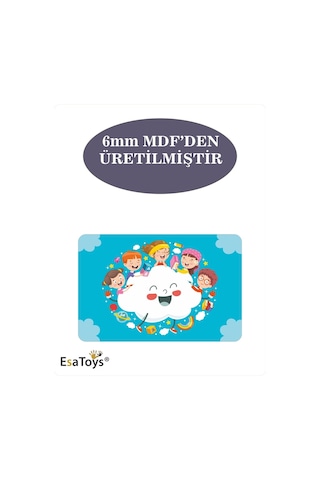 Ahşap 54 Parça Çocuk Puzzle-87