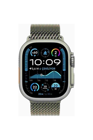 49mm Natural Titanium Milanese Loop - Large-