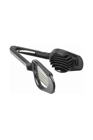 Kosona Siyah Çift Yüzeyli Yumurta Dilimleyici - Hızlı Dilimleme, Wedge Oluşturma, Kaymazsız Tabanlı Mutfak Aracı Diğer