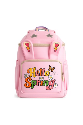 Ls-5170 Kız Çocuk Ana Okul Çantası Okul Çantası Pembe Turuncu