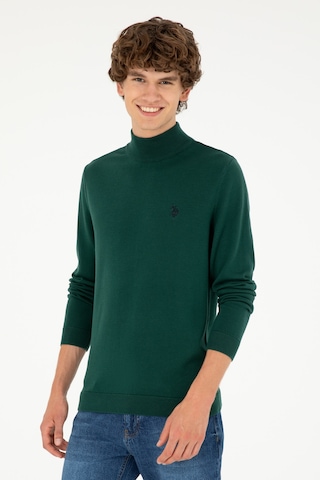 U.s. Polo Assn. Erkek Koyu Yeşil Kazak /triko 50293499-vr079 Koyu Yeşil