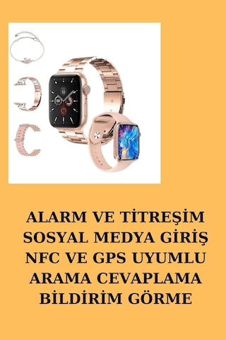 Mey İthalat Powerbank Özellikli Bluetooth Kulaklık Ve Nabız Ölçer Akıllı Saat Bileklik li
