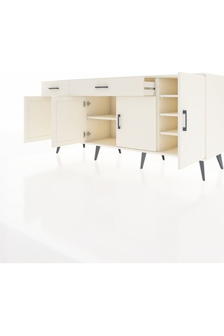 Hyperion Konsol 5 Raflı 2 Çekmeceli 4 Kapaklı 176x44x83 Aytaşı-aytaşı Aytası