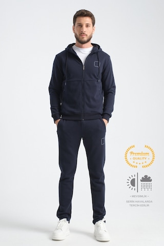 Shooter Sportswear Shooter Erkek Eşofman Takımı Mevsimlik Luxe Kalite Pamuklu Lacivert