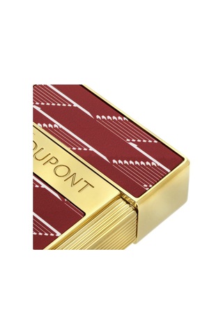 S.t. Dupont Lacquered Biggy Monogram Kırmızı Puro Çakmağı 25078