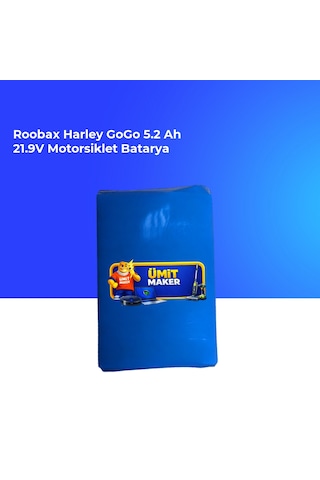 Roobax Harley Gogo 5.2 Ah 21.9v Motorsiklet Batarya