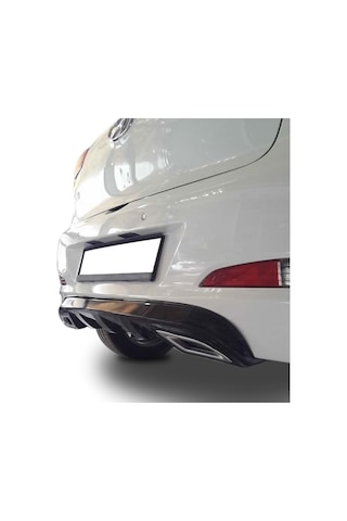Hyundai İ20 (2014-2018) Egzoz Görünümlü Arka Tampon Eki - Difüzör