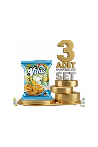 Afia Afitos Ranch Aromalı Mısır Çerezi 3x50 Gr