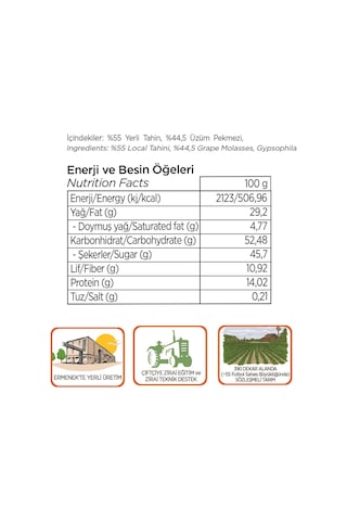 Pol's Gurme Yerli Susam Ermenek Helvası 300 G