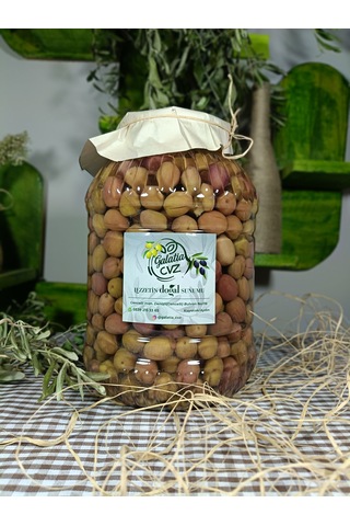 Aydın Yöresi Manzalina Cinsi Sofralık Tatlandırılmış Çizik Zeytin 3 Kg