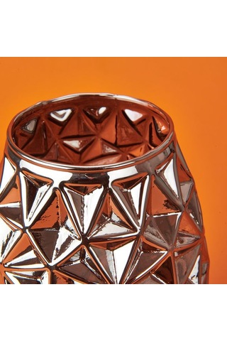 Evidea Deco Safir Vazo - Gümüş - 26 Cm Gümüş