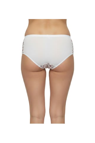 Baglan Kadın Baskılı Bato Külot Bgl-st04938 Beyaz