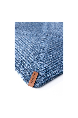 Koza Home Cesta El Yapımı Örgü Lacivert Kare Supla 32x32 4016 Lacivert