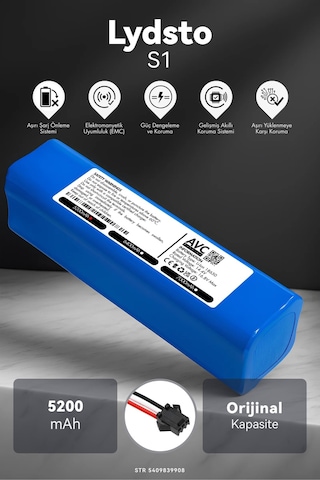 Lydsto S1 5200mah Robot Süpürge Bataryası K.k