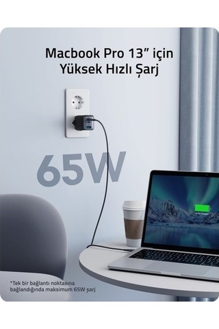 Anker Powerport Iıı 3-port 65w Şarj - A2667