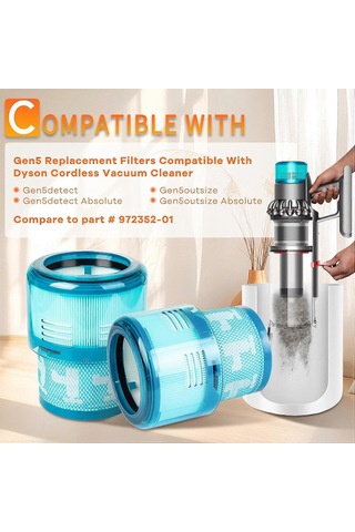 Yson G5 İçin Filtre Değişimi 2'li Paket Geliştirilmiş Temizlik