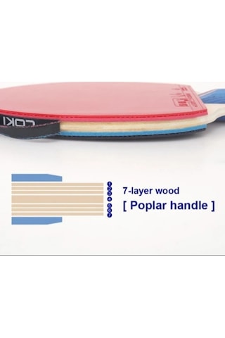 Loki Loki Wang Hao İkili Masa Tenisi Raket +kılıf+ Top Set