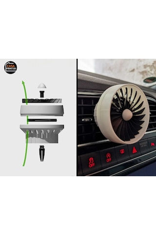 Mini Jet Motoru Araba Aroma Difüzörü Hızlı Ve Şık Koku Dağıtıcı Mini Jet Motoru Araba Aroma Difüzörü Hızlı Ve Şık Koku Dağıtıcı