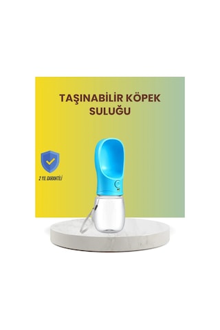 Akıllı Su Akış Kontrollü Köpek Su Matara Taşınabilir Gezdirme Şişesi