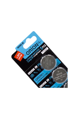 Orion CR2450 3V Lityum Pil 5'li