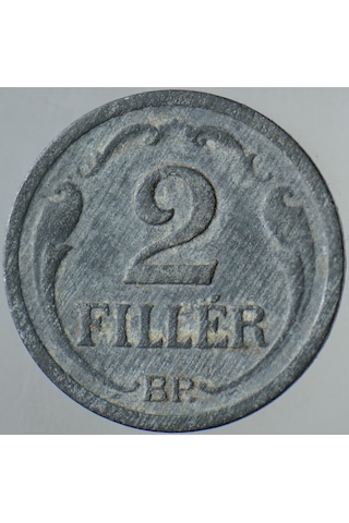 Macaristan 2 Filler 1943 İkinci Dünya Savaşı Dönemi Çinko.