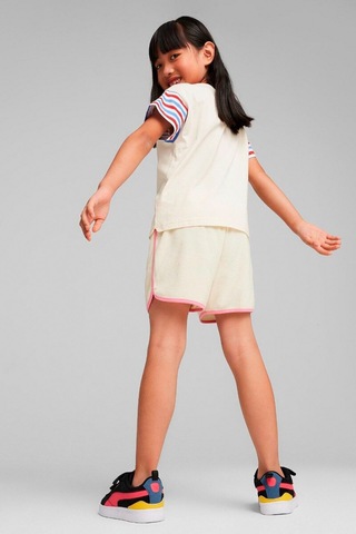 Puma Summer Camp Classıcs Çocuk Şort 62436487 Ekru