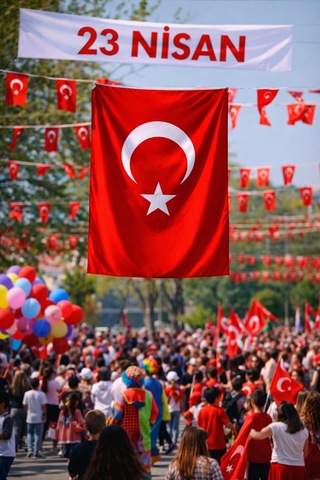 80x120 Cm Alpaka Kumaş Türk Bayrağı Dayanıklı, Solmaz Renkli, Büyük Boy Bayrak Tek Ebat