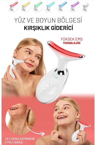 Enshall YZ-01 Boyun Ve Yüz Kırşıklık Giderici 3 Programlı Ems Güzellik Cihazı﻿﻿