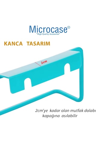 Mavi Plastik Mutfak Banyo İçin Asılı Havlu Eşya Askılığı Al4934