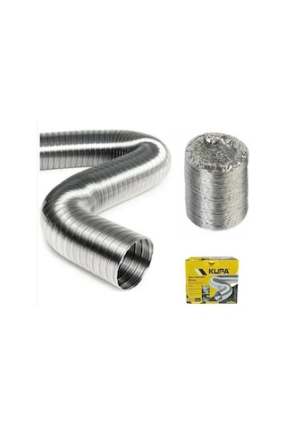 Kupa Alüminyum Aspiratör Borusu 120 MM. - 2 M