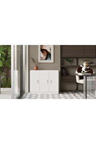 Robin Home Verona E Ofis Çok Amaçlı Dolap Beyaz