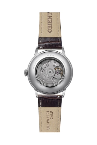 Orient Ra-ac0033y30b Kurmalı Otomatik Deri Kahverengi 41 Mm Erkek Kol Saati Gri
