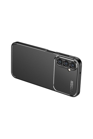 Zore Galaxy Uyumlu M34 5g Kılıf Msra Negro Silikon Kapak - Siyah Siyah