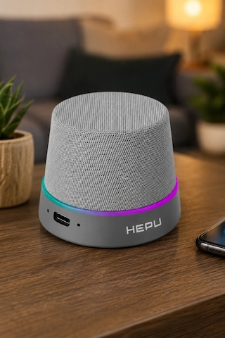 Hepu Hp-ms01g Gri Manyetik Telefon Tutuculu Kablosuz Bluetooth Hoparlör Tws Destekli