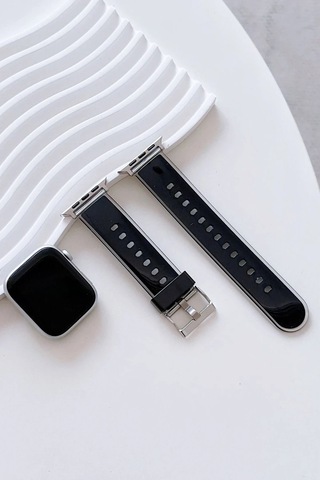 Ilkeshop Movenchy Watch 38mm Jelly Silikon Kordon - Siyah