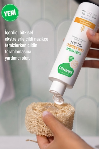 Siveno %100 Doğal Duş Jeli Canlandırıcı Sebum Dengeleyici Vegan 225 Ml Kokusuz