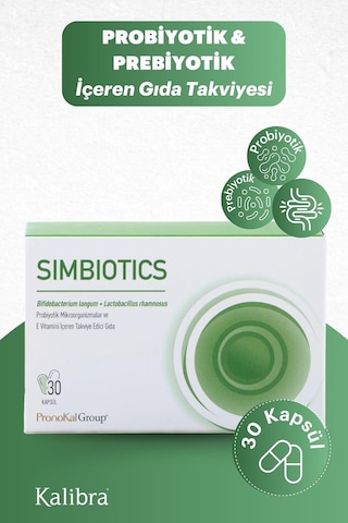 Kalibra Simbiotics Probiyotik Ve Prebiyotik İçeren Takviye Edici Gıda