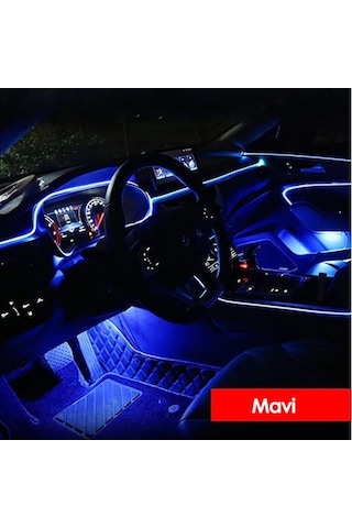 Araç Içi Neon Ledi Ip Led Renk Seçenekli 5 M