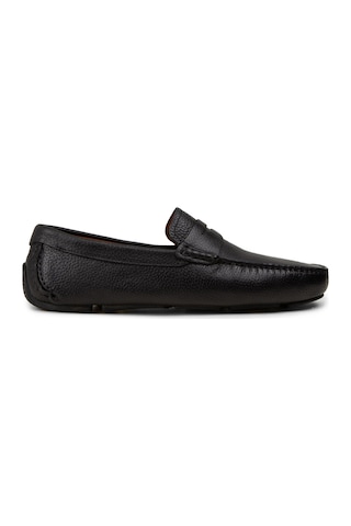 Deery Erkek Hakiki Deri Siyah Penny Loafer - E0920msyhc01