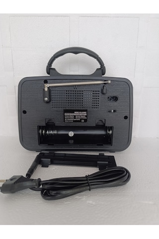 Bluetooth Hoparlör Fm Radyo Usb Tf Aux Ses Bombası Müzik Çalar Mp3 Çalar - Siyah- Tek Ebat