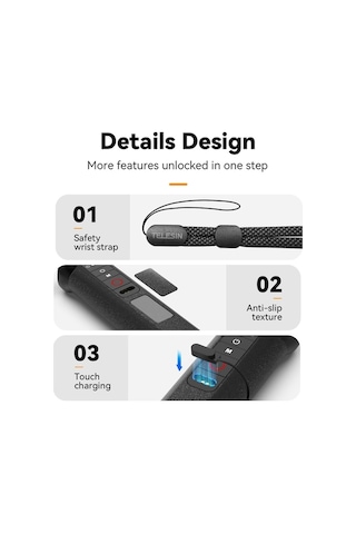 Artfulabode Yüzen Yedek Uzaktan Telesın Su Aktiviteleri Siyah Sapı Polosu Parça, Hero Gopro Kamerası İçin 15m Geçirmez Desteği Siyah