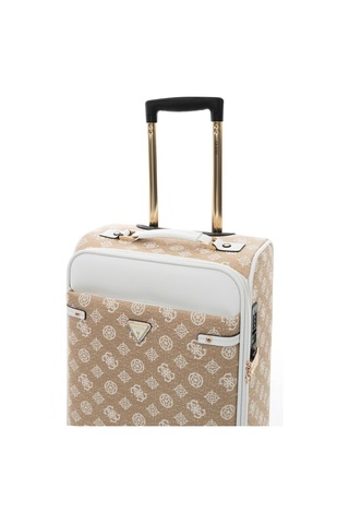 Kadın Beyza 4g Ve Peony Logolu Valiz - Beyaz Beyaz