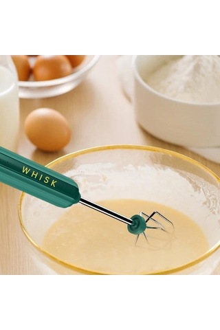 Fastbuy Şarjlı 2'li Kafa Elektrikli Çırpıcı, Yumurta Köpürtücü, Blender, Süt Köpüğü Yapıcı, Kırmızı Kırmızı