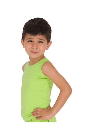 The Don Süprem Erkek Çocuk Atlet Fıstık Yeşili