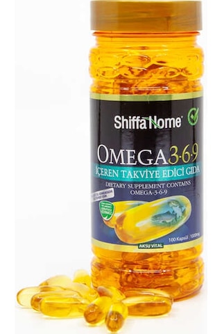 Aksuvital Shiffa Home Omega 3-6-9 Soft Jel 100 Softgel