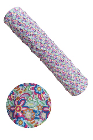 Miyav Çiçek Desenli Katlanabilir Uzun Kedi Tüneli 125 CM